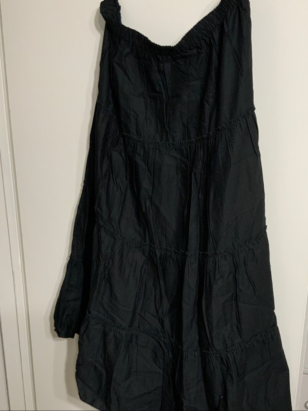 Sunday Best Black Tiered Maxi Skirt